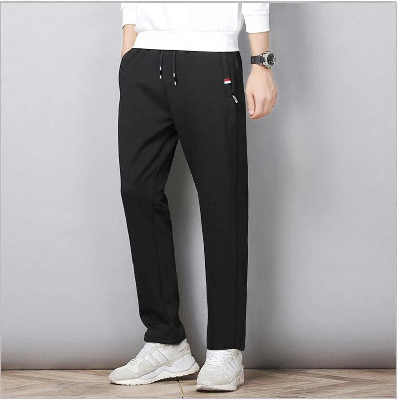 Autumn Pants Men Fitness Sportswear Tracksuit Elastic Waist Sweatpants Cotton Trousers Loose Gyms Jogger Track Pants Mens M- 8XL