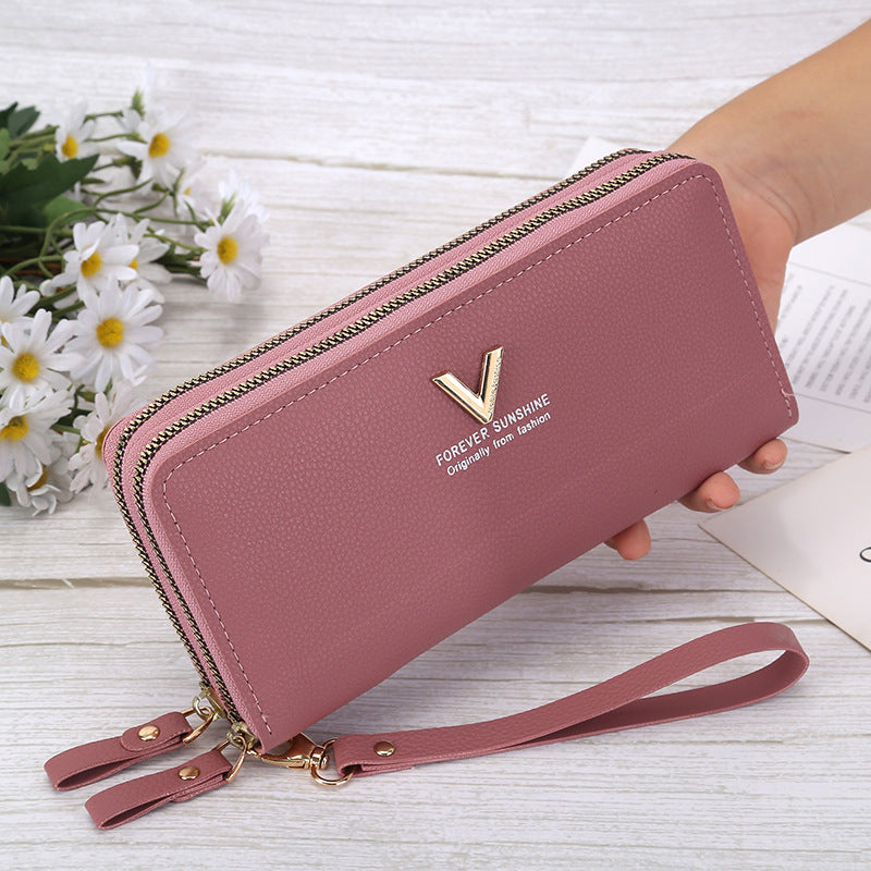 Long Women's Wallet Female Purses Tassel Coin Purse Card Holder Wallets Female Pu Leather Clutch Money Bag Pu Leather Wallet