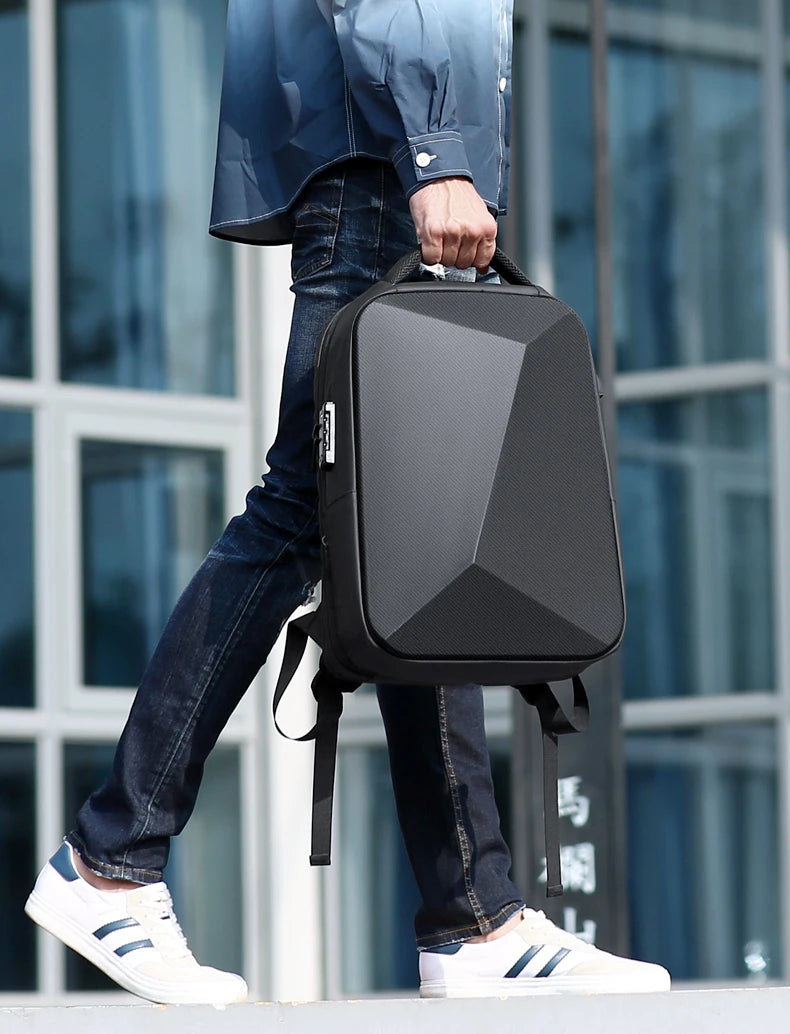 Fenruien Brand Laptop Backpack Anti-theft Waterproof School Backpacks USB Charging Men Business Travel Bag Backpack New Design