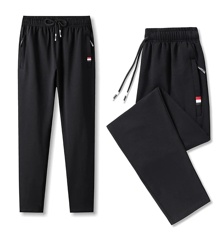 Men's Sweatpants Plus Size Large 5xl Sportswear Elastic Waist Casual Cotton Track Pants Stretch Trousers Male Black Joggers 8XL