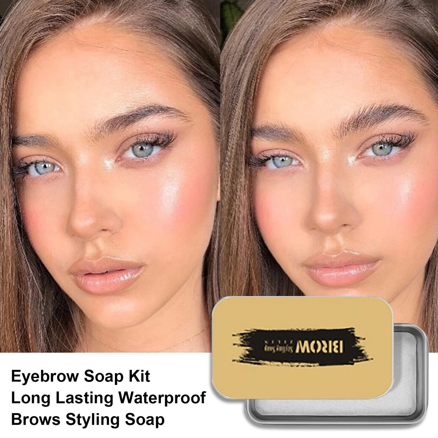 Eyebrow gel Brows Wax Waterproof Long-Lasting 3D Feathery Wild Brow Styling Soap For Eyebrows Women's Cosmetics