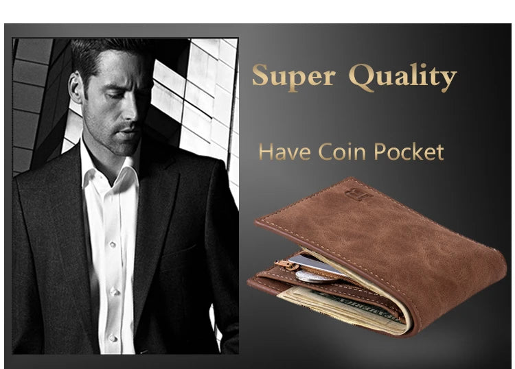 Small Mens Wallet Men Wallets Purse Men Walet Men Purse Mini Slim Vallet Card Holder Thin Money Bag for Men with Coin Pocket