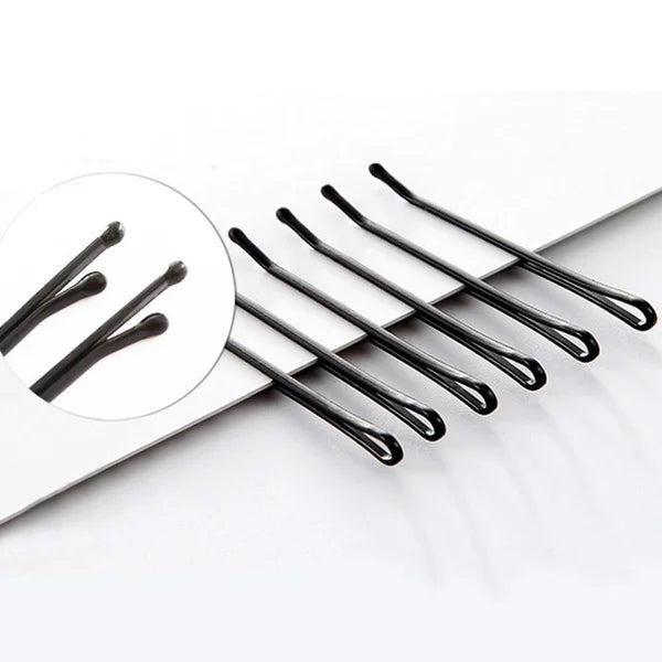 60/120pcs Black Hairpins for Women Hair Clip Lady Bobby Pins Invisible Wave Curly Bride Disposable Hairgrip Barrette Hair Clips