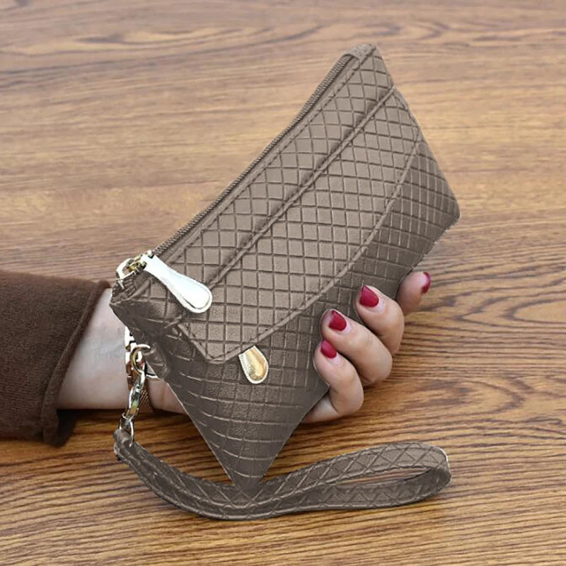 New Fashion Pu Leather Women Wallet Clutch Women's Purse Best Phone Wallet Female Case Phone Pocket Purse Coin Bag