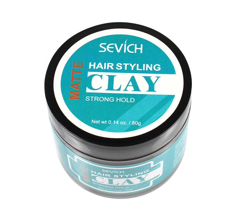 Sevich 80g Hair Styling Matte Hair Clay Lasting Stereotype Matte Clay Strong Hold Easy Wash Convenient Smooth