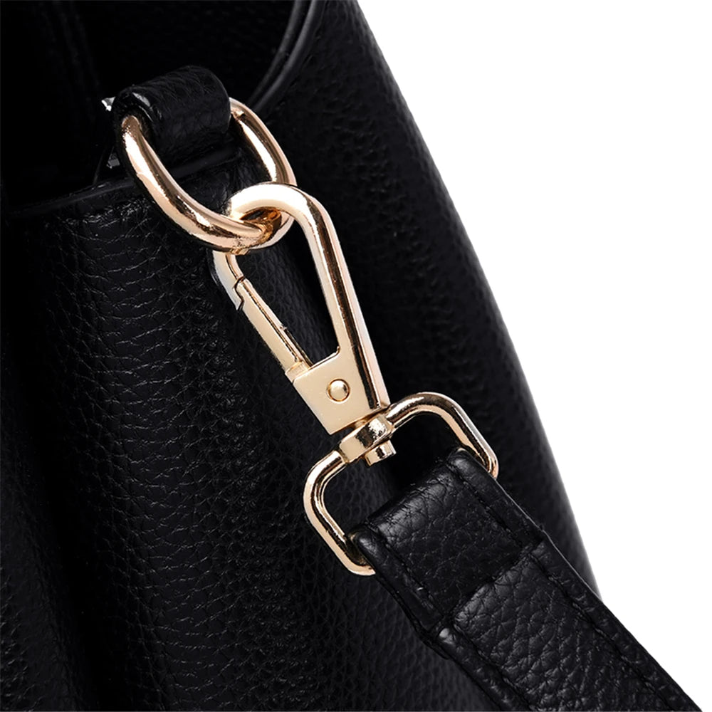 New 3 Main Pocket Leather Luxury Handbags Women Bags Designer Female Croosbody Bags For Women Small Casual Tote Bag Sac A Main