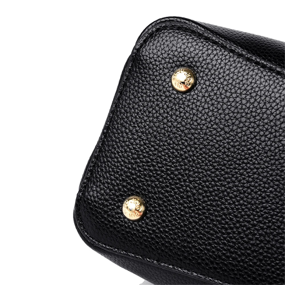 New 3 Main Pocket Leather Luxury Handbags Women Bags Designer Female Croosbody Bags For Women Small Casual Tote Bag Sac A Main