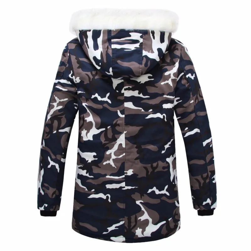 2024 Nouvelle Marque Hiver Hommes Épais Camouflage Veste Hommes Parka manteau Hommes À Capuche Parkas Veste Hommes Militaire Pardessus