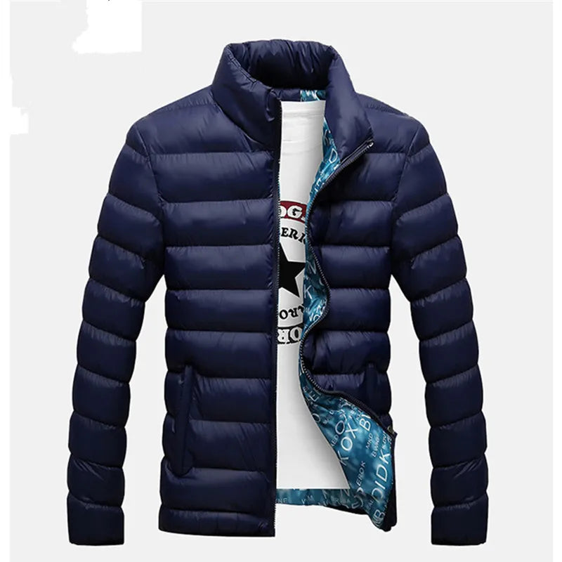 2024 Nouvelles vestes d'hiver Parka hommes automne hiver vêtements d'extérieur chauds marque mince hommes manteaux décontractés coupe-vent vestes matelassées hommes M-6XL