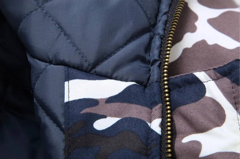 2024 Nouvelle Marque Hiver Hommes Épais Camouflage Veste Hommes Parka manteau Hommes À Capuche Parkas Veste Hommes Militaire Pardessus