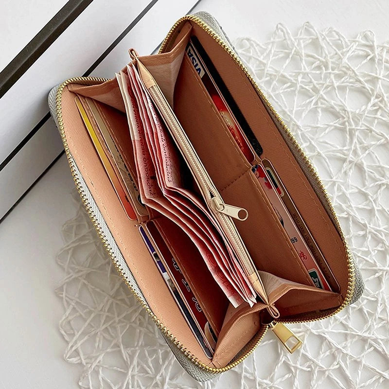 New Fashion Pu Leather Women Wallet Clutch Women's Purse Best Phone Wallet Female Case Phone Pocket Purse Coin Bag