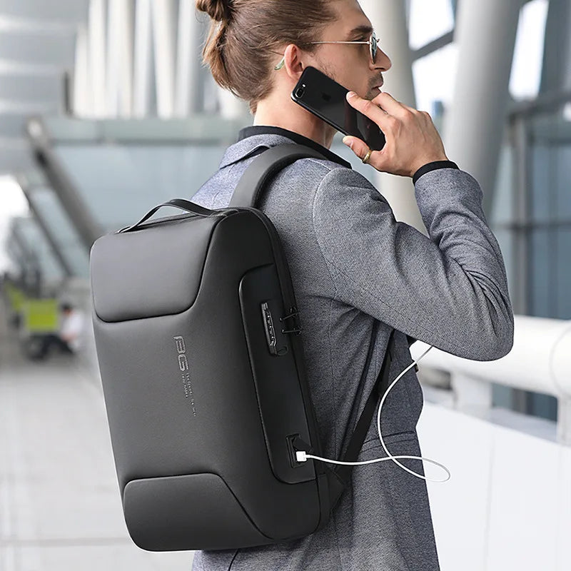 BANGE New Anti Thief Backpack Fits for 15.6 inch Laptop Backpack Multifunctional Backpack WaterProof for Business Shoulder Bags