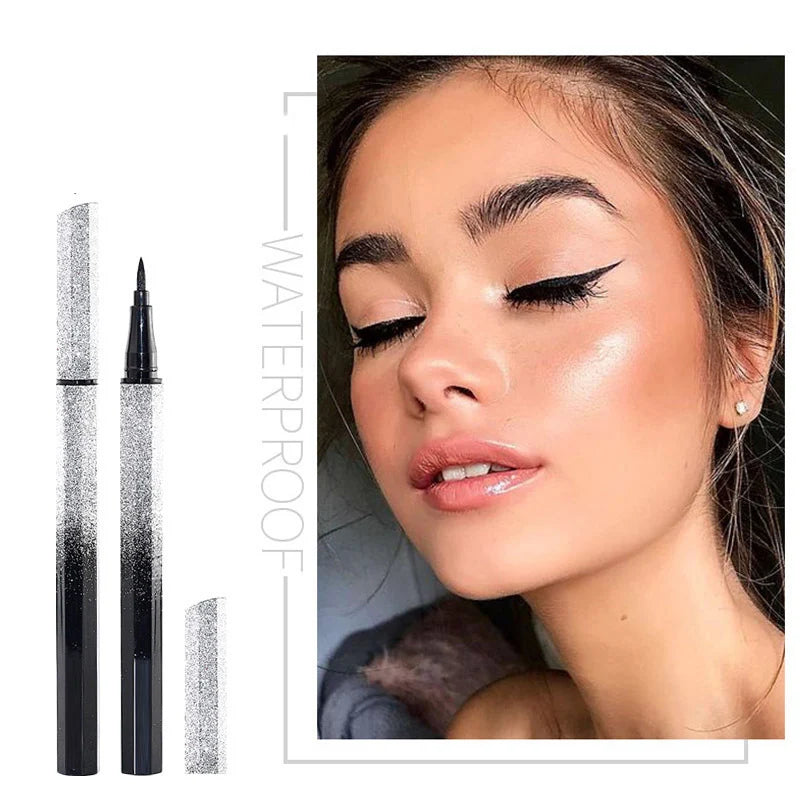 1PC Nouvelle Marque Femmes Noir Liquide Eyeliner Longue Durée Imperméable Eye Liner Crayon Stylo Joli Maquillage Cosmétique Outils