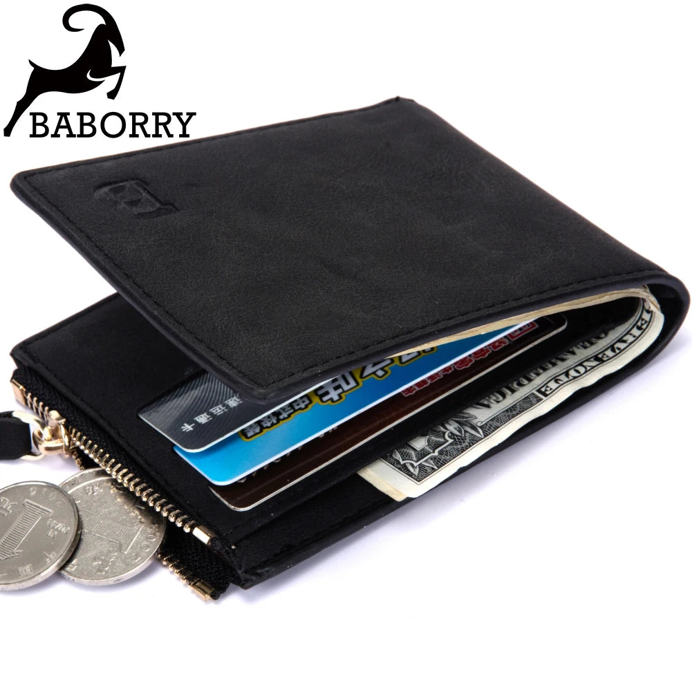 Small Mens Wallet Men Wallets Purse Men Walet Men Purse Mini Slim Vallet Card Holder Thin Money Bag for Men with Coin Pocket