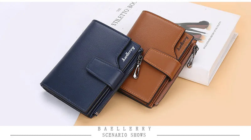 2024 New Women Wallets Name Customized Fashion Short PU Leather Quality Card Holder Classic Female Purse Zipper Wallet For Women