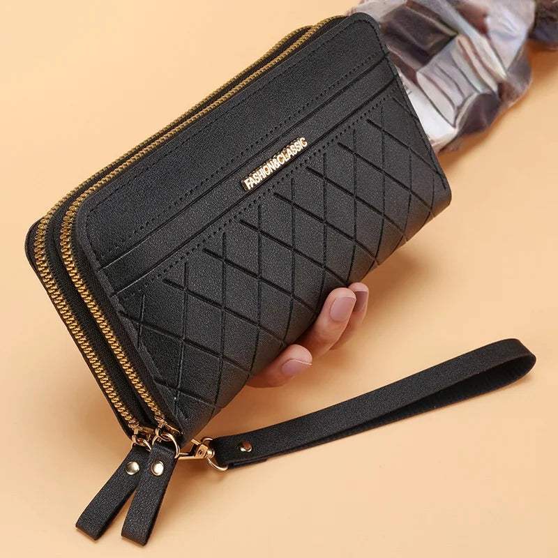 Long Women's Wallet Female Purses Tassel Coin Purse Card Holder Wallets Female Pu Leather Clutch Money Bag Pu Leather Wallet