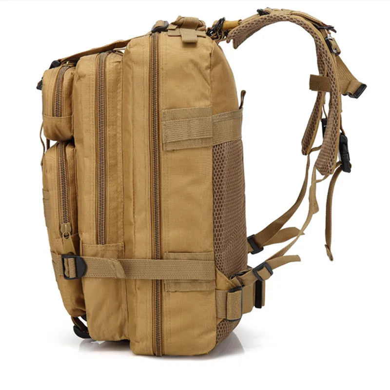 2024 New 3P Backpack Waterproof Cycling Sports Outdoor Backpack Multifunctional Tactical Camouflage Bag