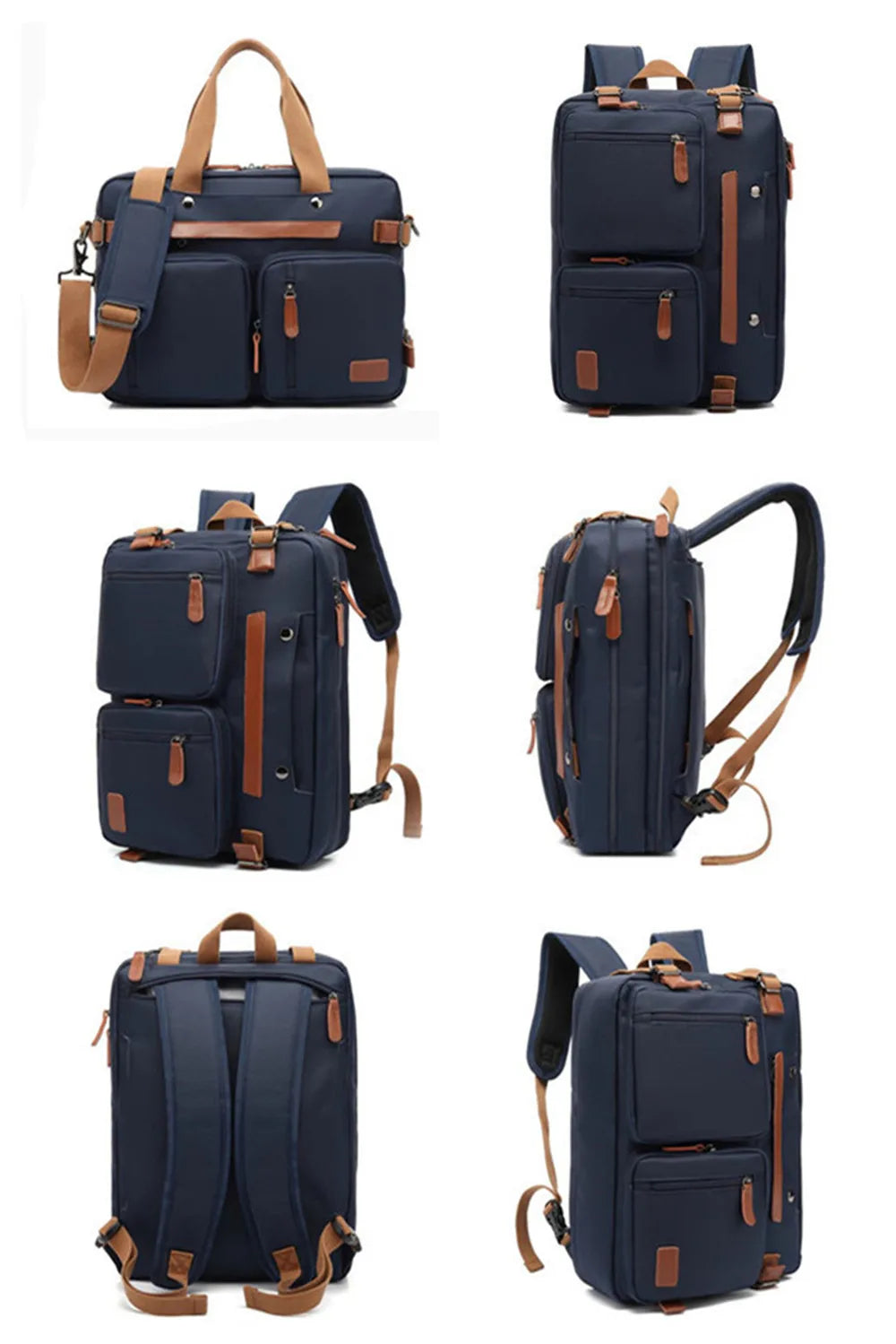 2024 New Backpack 15.6/17.3Inch Laptop Backpack Nylon Waterproof Student Anti-theft Fashion Travel Business Backpacks