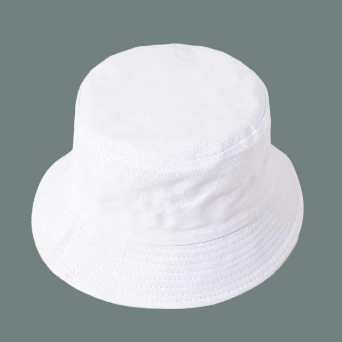 pure color cotton fisherman hat