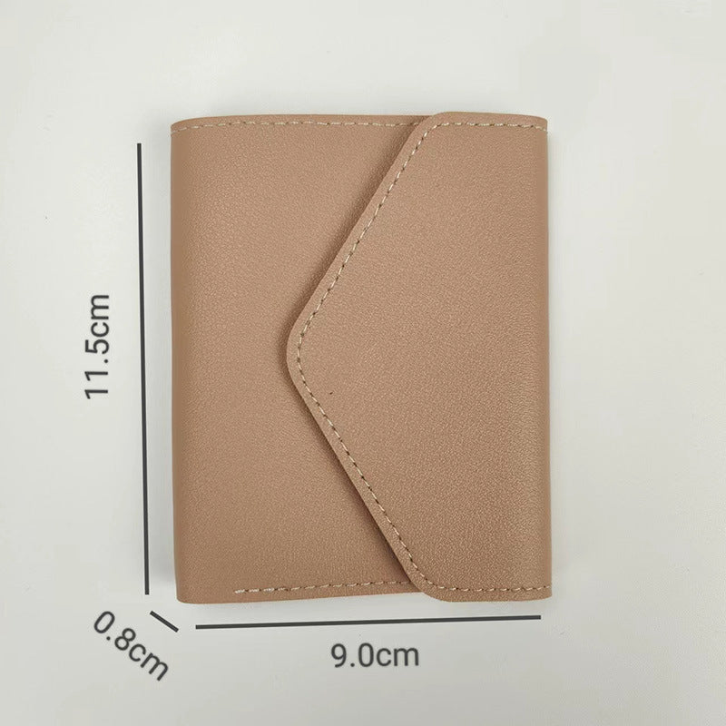 New Cute Wallets for Women Small Hasp Girl Credit Card Holder for PU Leather Coin Purse Female Wallet Short Purses for Women