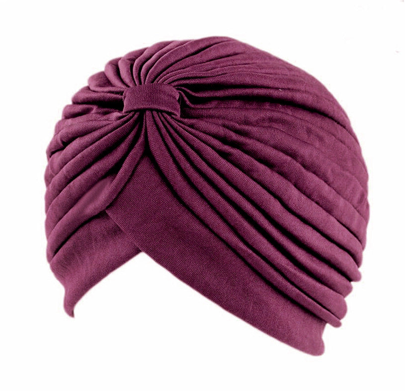 unisex simple style solid color eaveless beanie hat