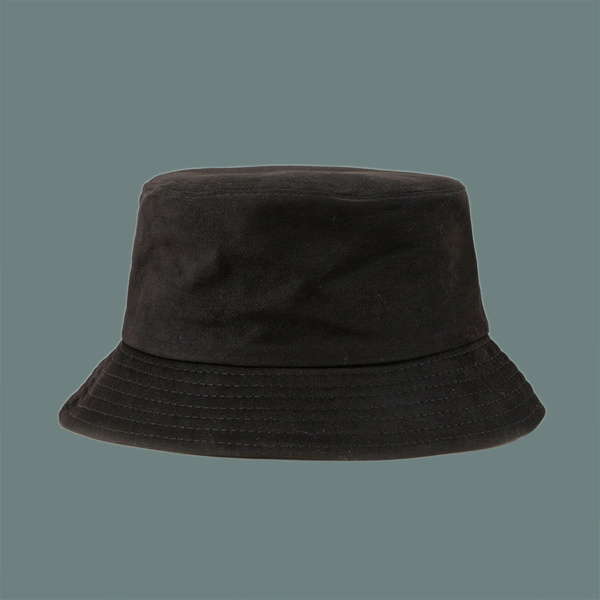 pure color cotton fisherman hat