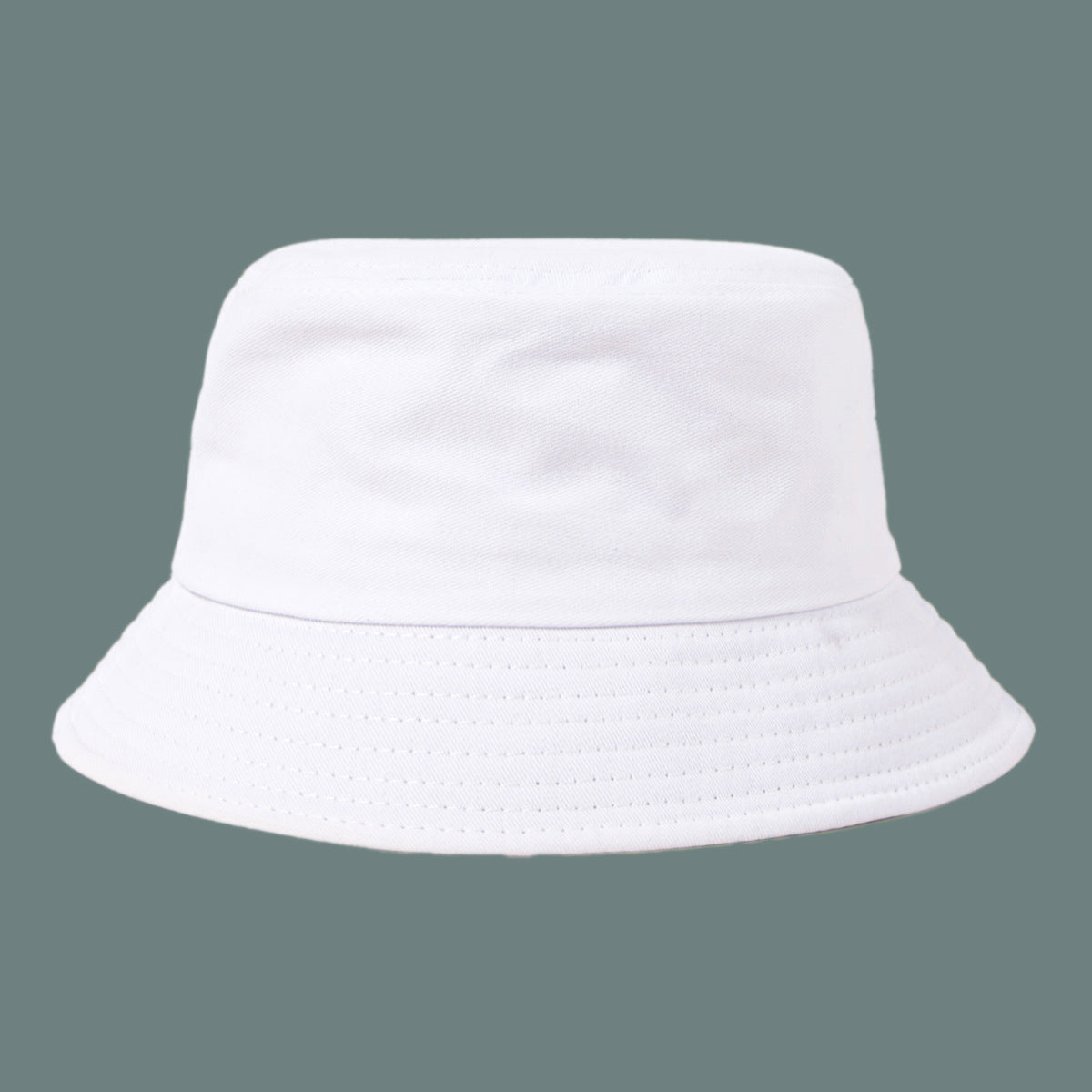 pure color cotton fisherman hat