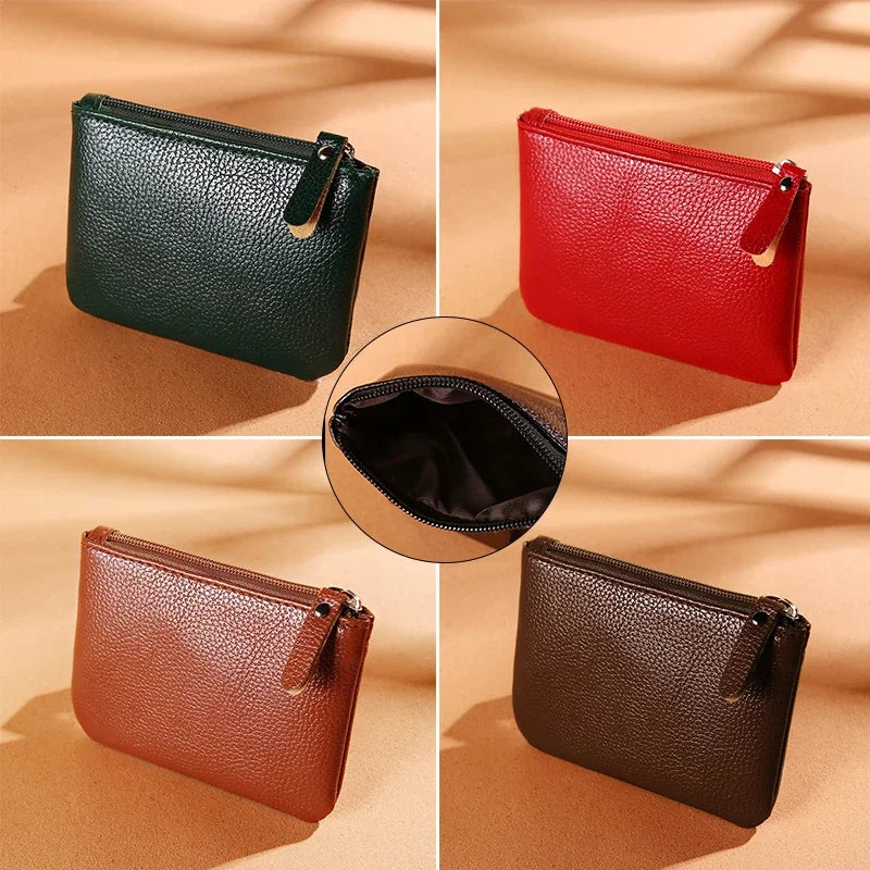 New Mini Wallet Luxury Brand Designer Women Coin Purse Red Black Female PU Leather Small Hand Bag Cash Pouch Card Holder