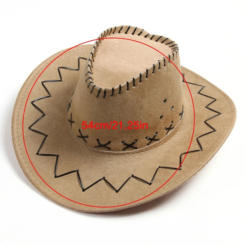 Fashion Simple Kids Cowboy Hat Western Child Cowgirl Hats Halloween & Birthday Costumes Accessories Holiday Decorations