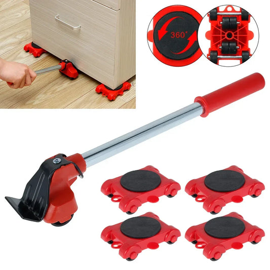 Furniture Moving Transport Roller Set Heavy Duty Furniture Lifiting Caster Tool Furniture Transport Lifter Sliders Roller Tool