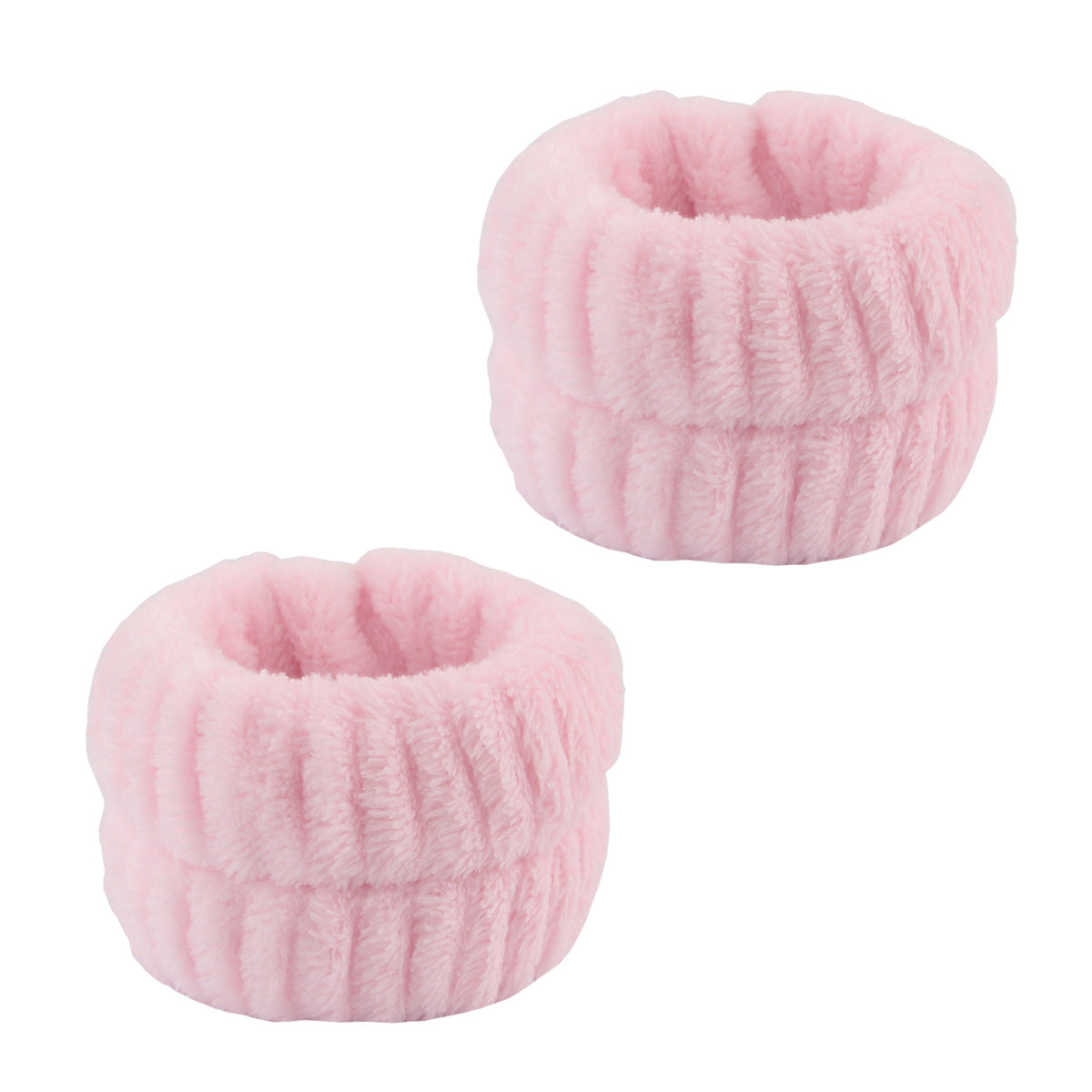 1/2/3Pcs Face Wash Absorbent Wristband Headband Hair Accessories Set Women Girls Coral Fleece Hair Bands Cuff Waterproof Bands