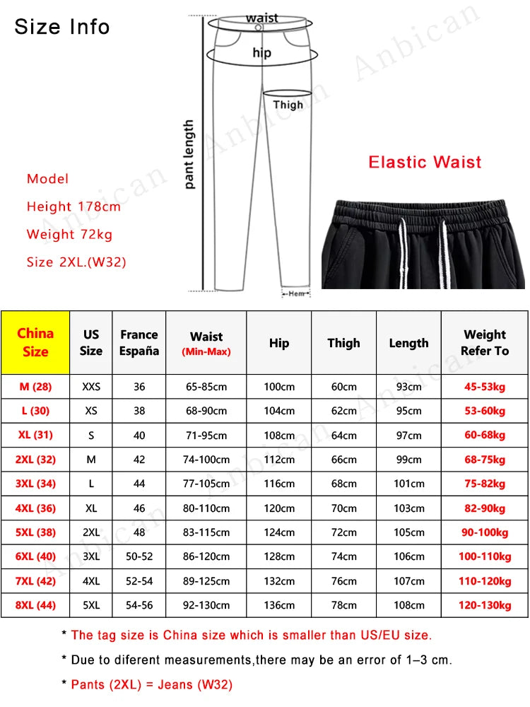 Big Size Men's Jogger Sweatpants 8XL 7XL 6XL Sportswear Gradient Color Baggy Pants Wash Cotton Casual Loose Track Trousers Male