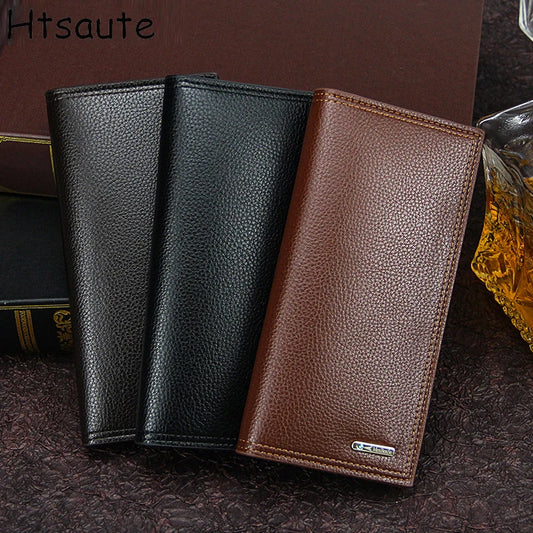 2022 New Men's Wallet Long Fashion Men's Magnetic Buckle Plus Envelope Large-capacity Multi-card Pocket Wallet Multi-card Wallet