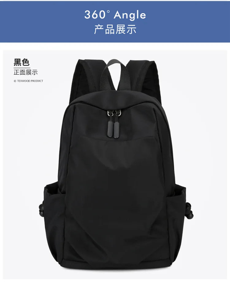 Mini Men's Backpack Fashion Small Black Shoulder School Bag for Man 2023 Canvas Designer Waterproof Sports Travel Male Backpacks