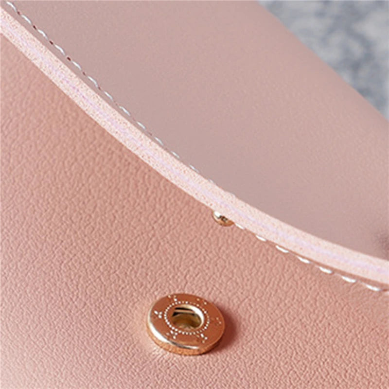 New Cute Wallets for Women Small Hasp Girl Credit Card Holder for PU Leather Coin Purse Female Wallet Short Purses for Women