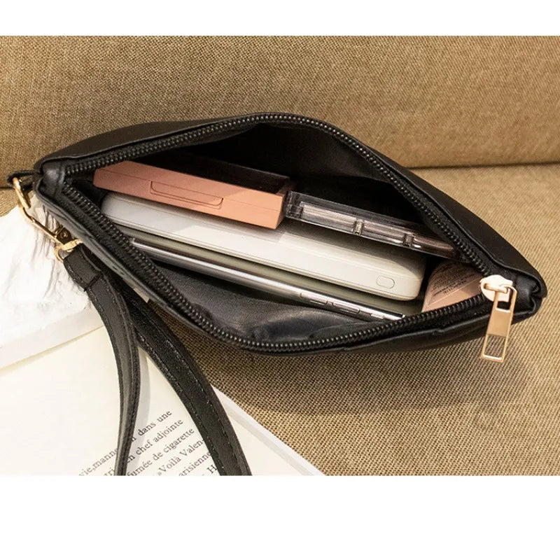 Fashion Embroidery Women Envelope Clutch Bag Ladies Evening Party Large Capacity Clutches Handbag PU Leather Phone Purses Bolsas