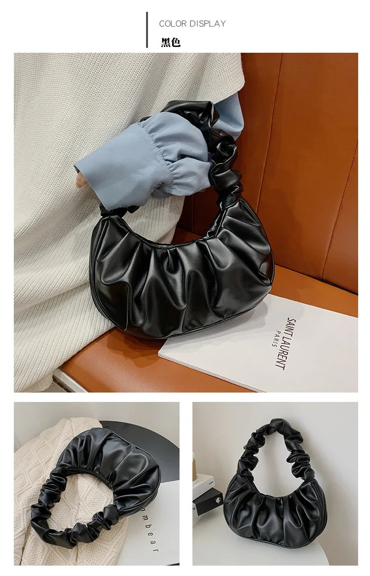 Cloud Pleated Handlebags Designer Handbag Women's Single Crossbody Dumpling Tote Armpit Bag Shopping Shoulder Bags Underarm Bag