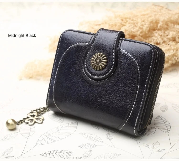 Women Wallets and Purses PU Leather Money Bag Female Short Hasp Purse Small Coin Card Holders Blue Red Clutch New Women Wallet