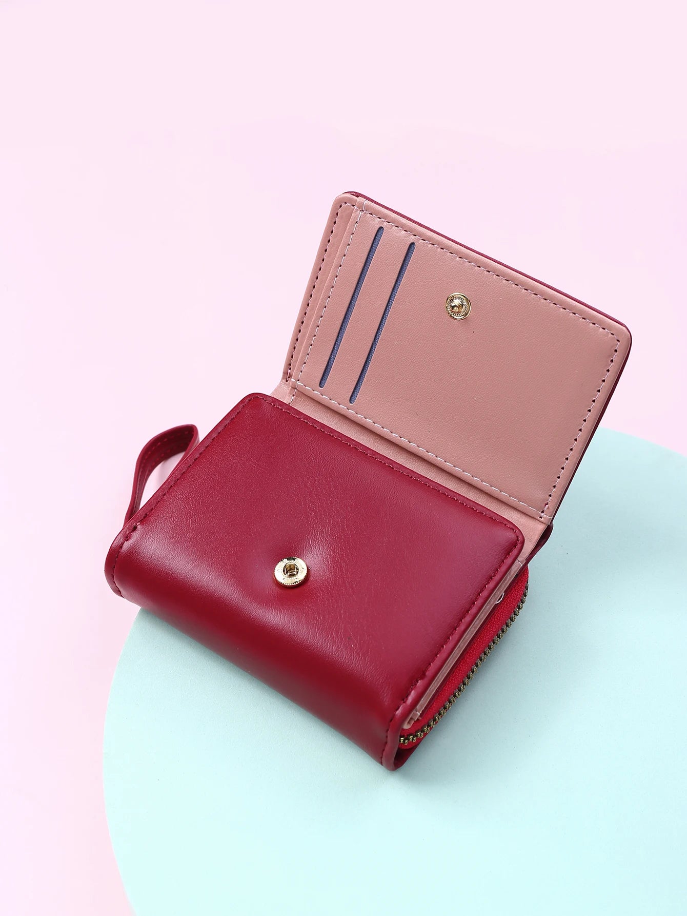 Luxury Brand Women's Small Wallet Female Card Holder Short Wallets with Coin Purse for Woman Ladies PU Leather Hasp Mini Clutch