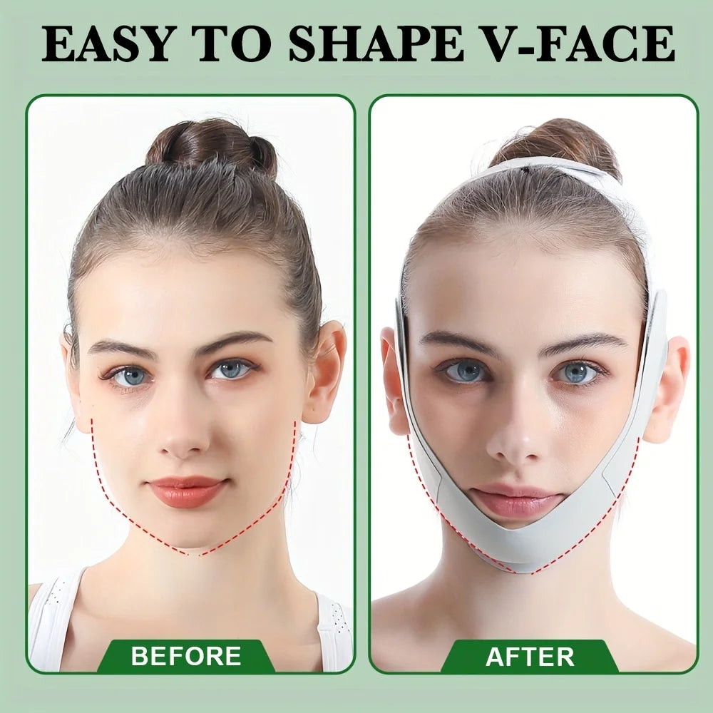 Bandage amincissant réutilisable pour le visage en V pour femmes, ceinture de levage du menton et des joues, sangle de massage du visage, soins de la peau, outils de beauté