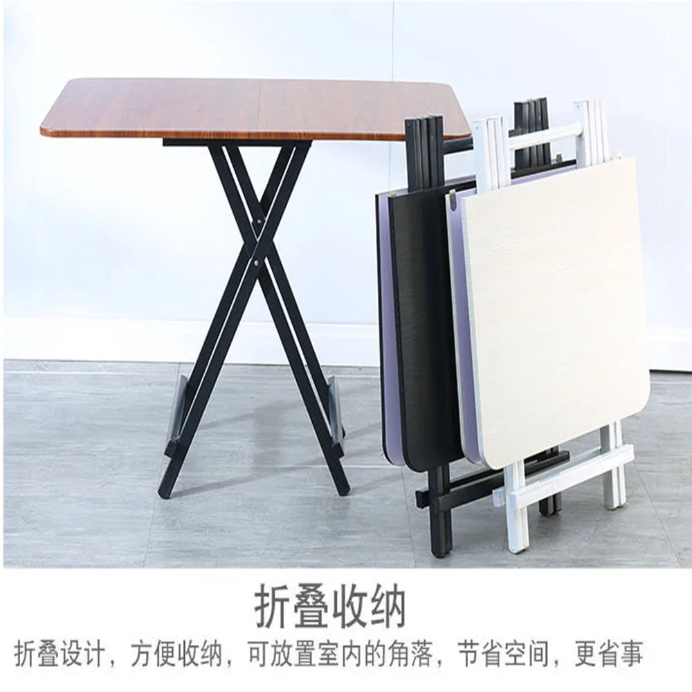 Portable Folding Table, Modern Minimalist Living Room Dining Table Set, Furniture, Solid Wood Dining Table Foldable Dining Table