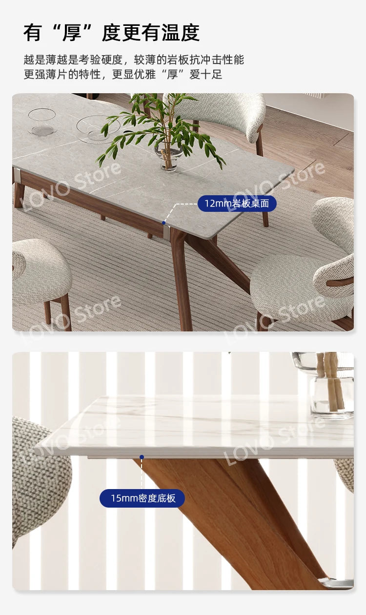 Nordic Mobile Dining Room Sets Armchair Foldable Design Chair  Table Set ModernHome Furniture DW