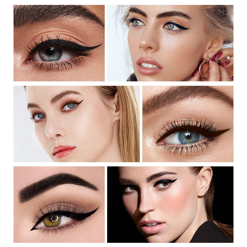 Pommade à sourcils Teinture naturelle pour sourcils Teinture imperméable Longue durée Gel pour sourcils sculptés Avec pinceau Eyeliner Crème Rehausseurs