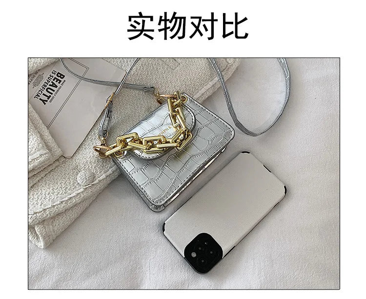 Handbag Women's 2024 Trend Woman Shoulder Purse Chain Female Bag Mini Summer Crossbody Bags for Women Fashion Luxury Designer