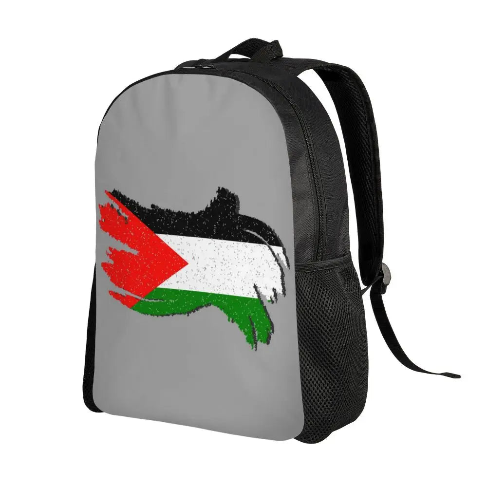 Custom Palestinians Keffiyeh Pattern Backpack for Women Men Waterproof College School Tradition Bag Print Bookbags