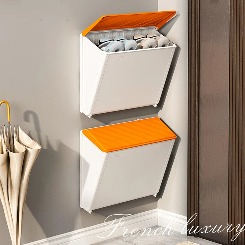 Modern Entrance Shoecabinet Household Portable Design Dust Proof Shoe Cabinets Dorm Storage Zapateros Living Room Furniture