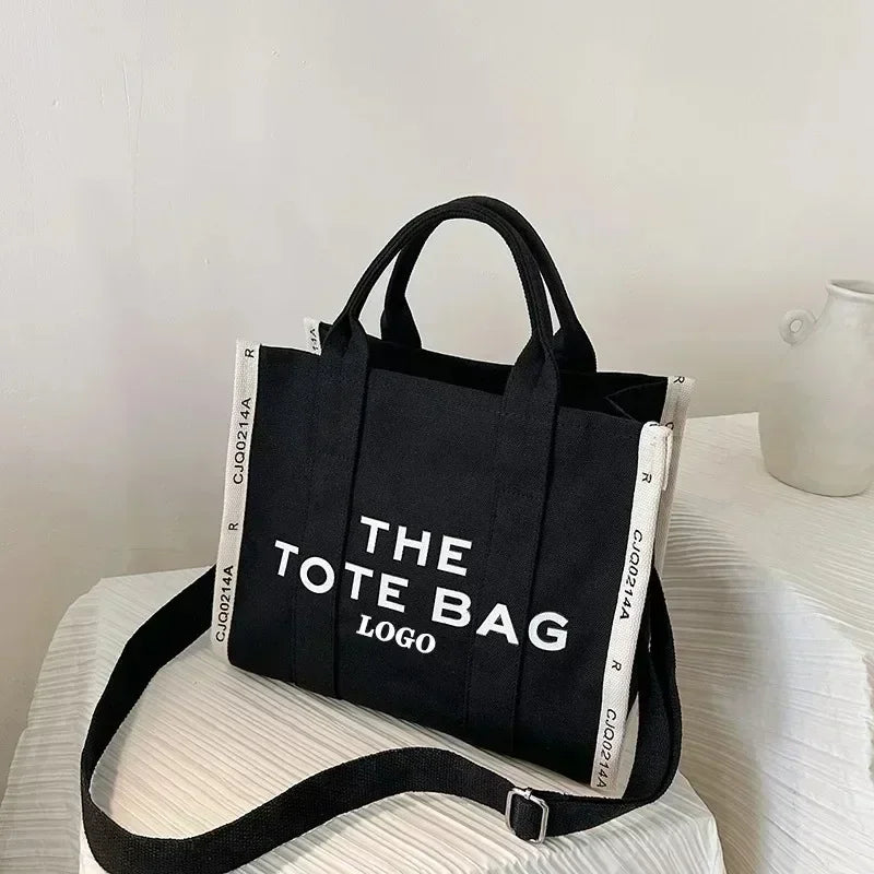 New Tote Bag Women's Fashion Fashionable Yankee Letter Handbag Foreign Trade Vintage Bags Side Single Shoulder Crossbody Bag