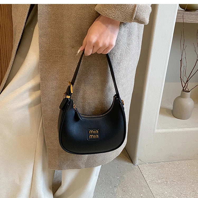 Fashion Armpit Bag 2024 New Style Simple Fashion Dumpling Bag High-end Retro Versatile Shoulder Crossbody Bag