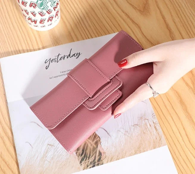 Women Wallet Cardholder Coin Purses Clutch Phone Credit Card Holder Ladies Luxury Large Capacity Leather Bag with Zipper