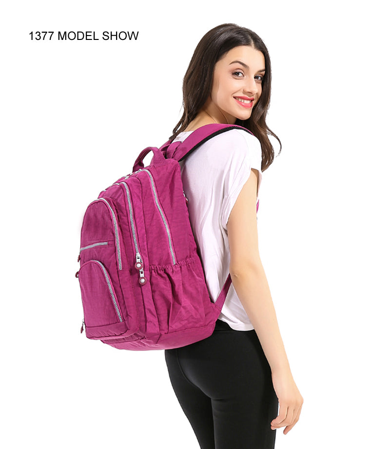 Mochila Feminina School Backpack for Teenage Girl 2024 Travel Back Packs Bag Women Nylon Waterproof Laptop Bagpack